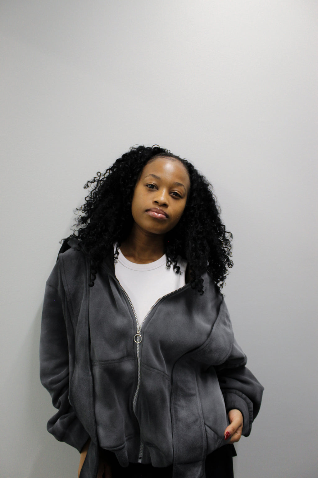 'SLATE’ ZIP-UP HOODIE