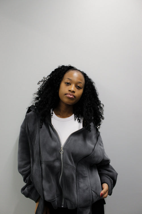 'SLATE’ ZIP-UP HOODIE